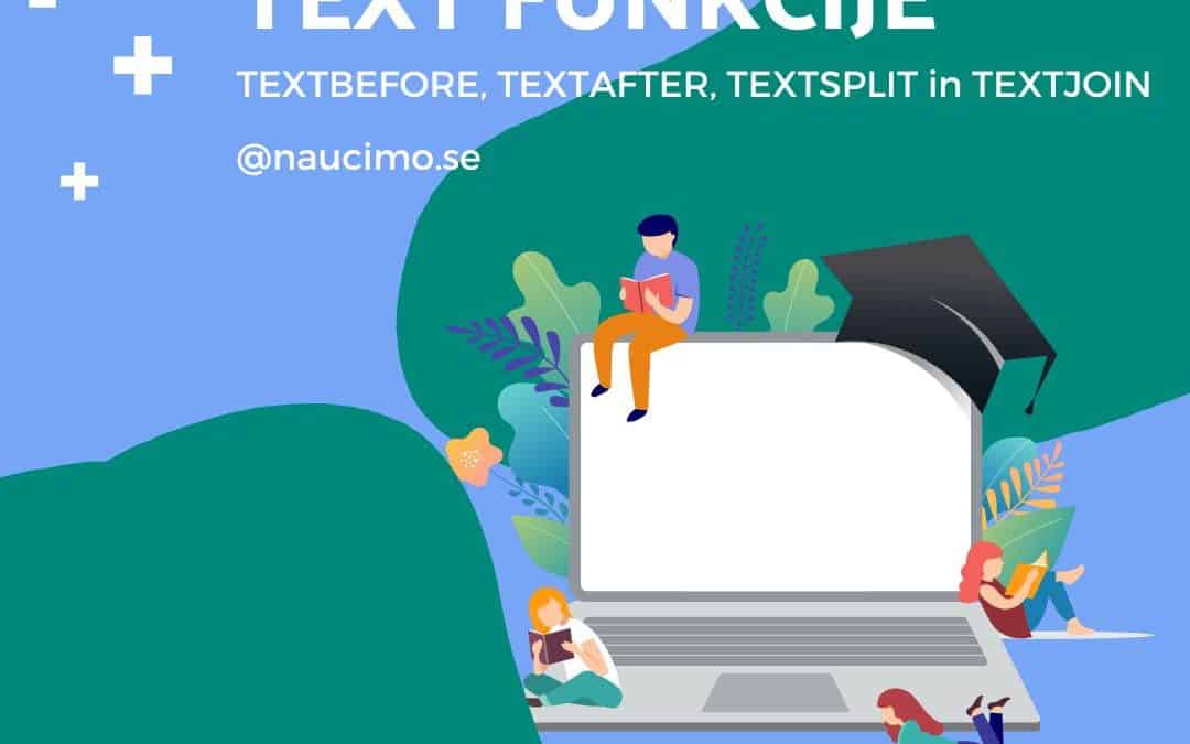 TEXT funkcije v Excelu