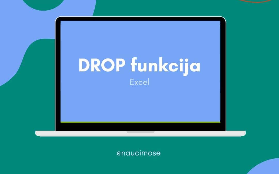 DROP funkcija v Excelu – praktični primeri