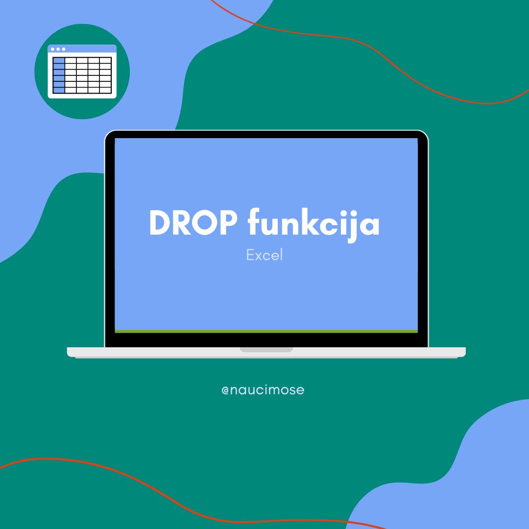 DROP funkcija v Excelu DROP funkcija v Excelu